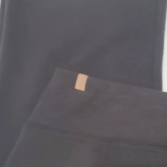 Lunya Pima Cotton Good In Bed  Wide Straight Leg Lounge Pants Taupe Brown Medium - Picture 8 of 12